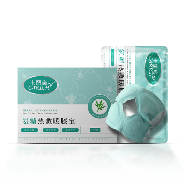 (Корбока 28 шт) CARICH Глюкозаминовый согревающий компресс для колена/6шт. (Корбока 28 шт) CARICH Глюкозаминовый согревающий компресс для колена/6шт.