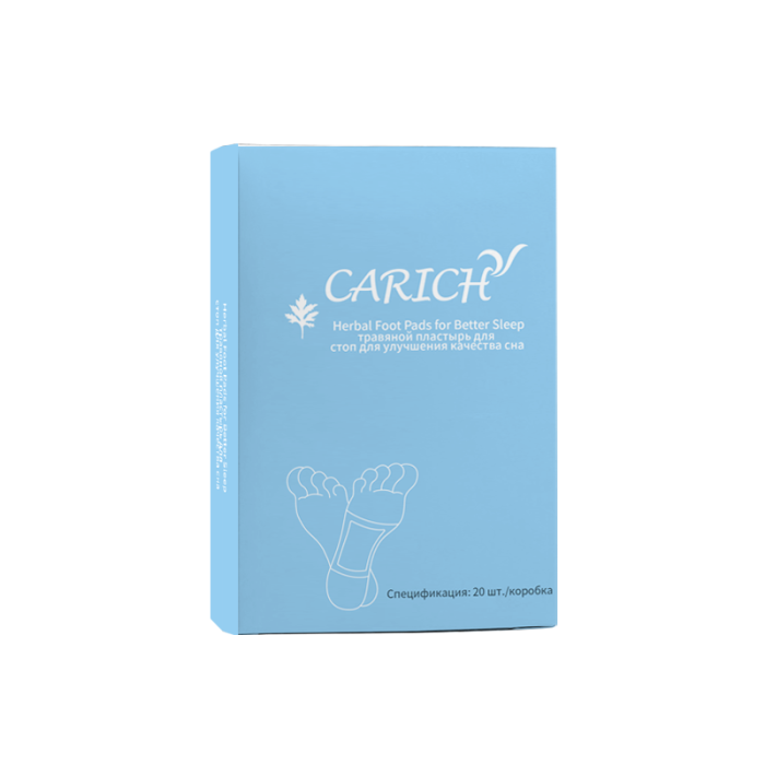 CARICH Ночной пластырь для стоп с травами 20 шт.