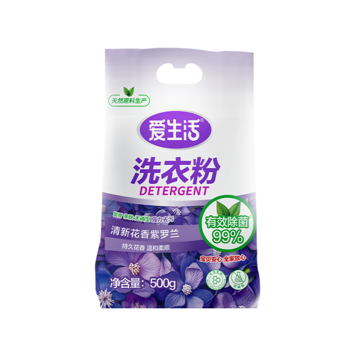 iLiFE Fresh Floral Violet Мультиактивное антибактериальное бесфосфатное средство для стирки 500 г iLiFE Fresh Floral Violet Мультиактивное антибактериальное бесфосфатное средство для стирки 500 г