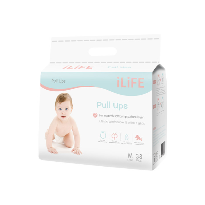 iLiFE 38pcs pull ups (M) iLiFE Подтягивающие детские трусики 38 шт. (размер М) iLiFE 38pcs pull ups (M) iLiFE Подтягивающие детские трусики 38 шт. (размер М)