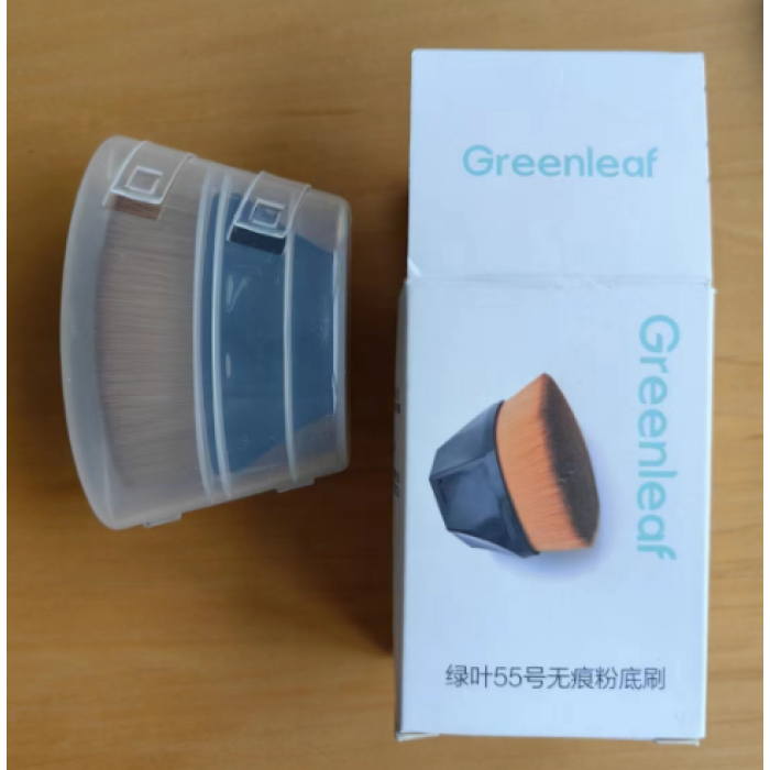 Green Leaf Кисть для нанесения тонального крема №55 без снятия лака Green Leaf Кисть для нанесения тонального крема №55 без снятия лака