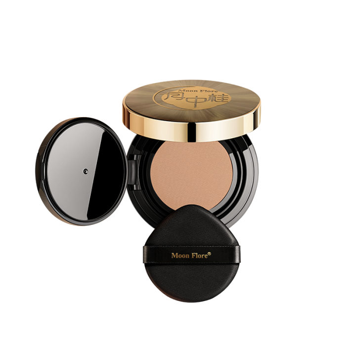 Moon Flore Бархатный BB-крем кушон с кордицепсом, 12г х 2 шт
